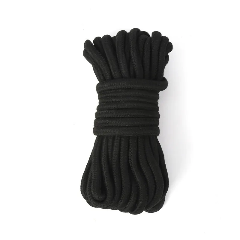 Corde souple colorée pour tours de magie, accessoire de magicien de luxe, 30 pieds, 10m: Black