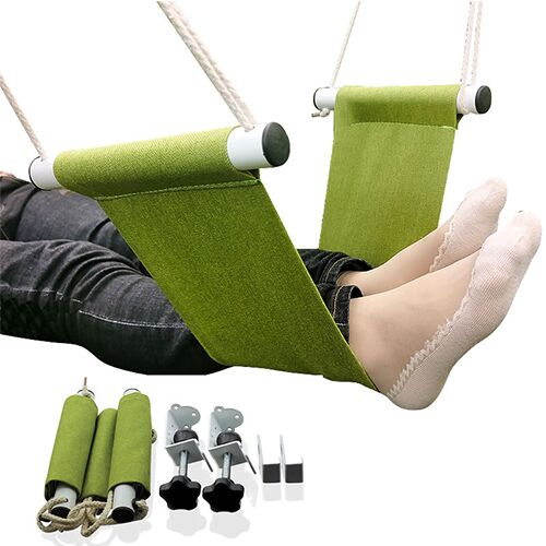 Onder-Bureau Voet Hangmat Kantoor Verstelbare Home Office Studie Voetsteun Bureau Swing Reizen Voet Hangmat Camping Apparatuur: 03