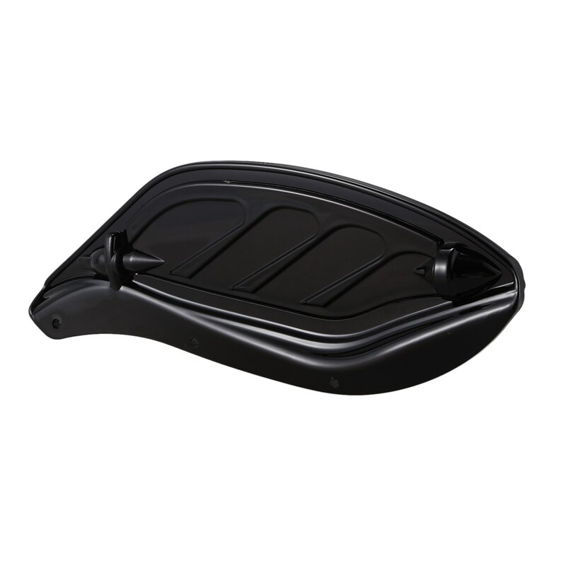 Zwarte Draaibare Wind Side Wing Voorruit Air Deflector Fit Voor Harley Touring 13