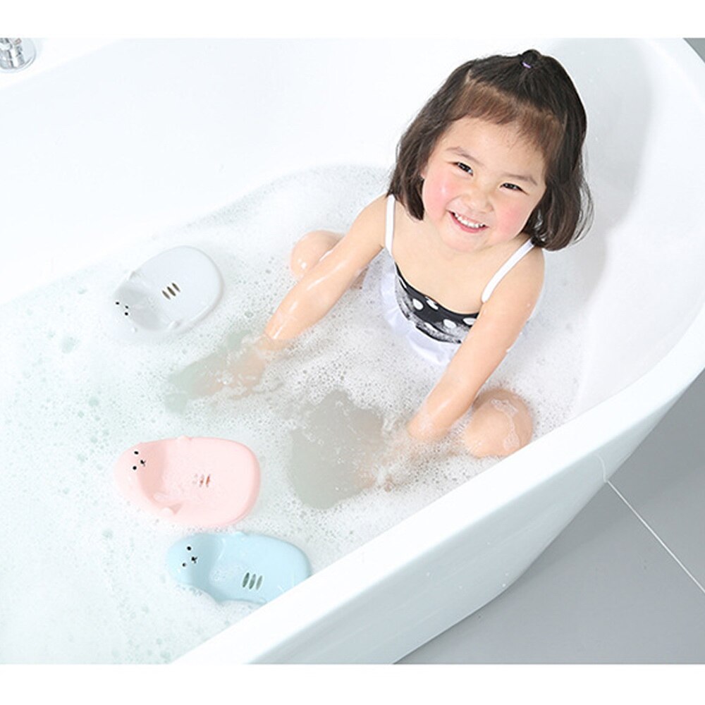 Sink Spons Box Container Badkamer Accessoires Afvoer Zeepkist Schattige Beer Vorm Wasruimte Organisator Zeepbakje Case Plastic Houder