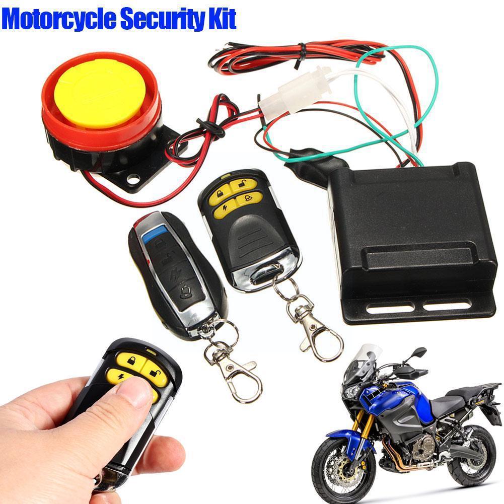 Système d&#39;alarme de sécurité pour moto, sirène haute puissance 12V, télécommande, vélo étanche, antivol, X1Q3