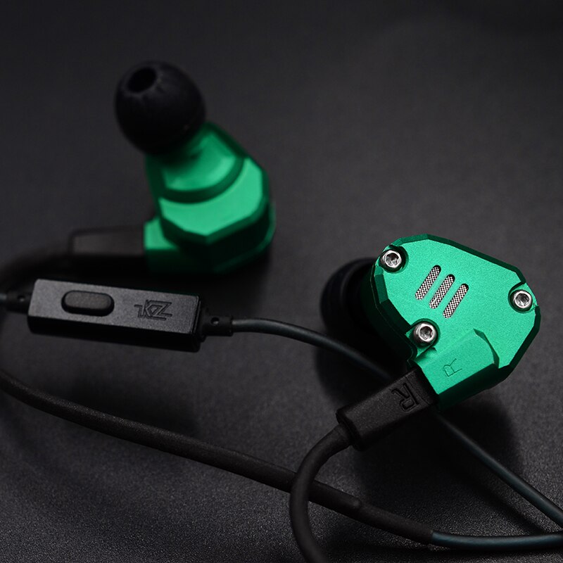 KZ-Auriculares con controladores 2DD + 2BA, monitores estéreo HIFI, deportivos, con tecnología híbrida, cancelación de ruido, para juegos, KZ ZS6 8