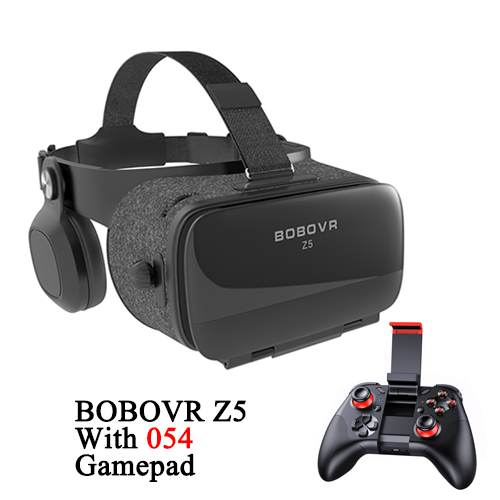 Original BOBOVR Z5 immersif réalité virtuelle casque stéréo 3D lunettes VR carton casque 120 FOV pour 4.7-6.2 'Smartphone: 054 Gamepad