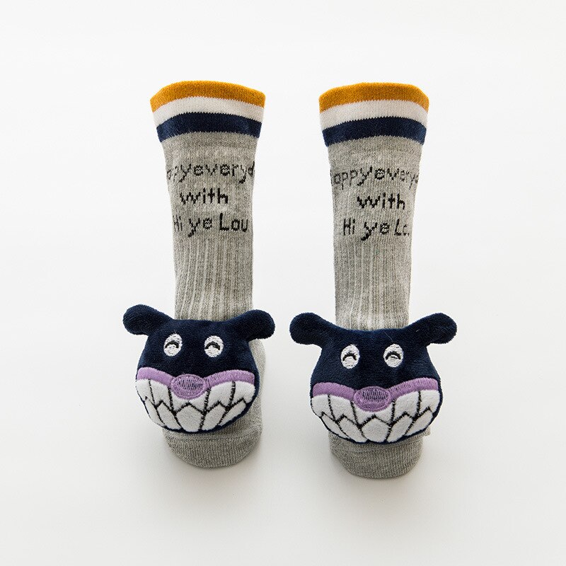 1pair Children's Baby Socks Soft Cotton Cartoon infant knee high socks Long Cute for Kids boys Girls 0-5 Years old cheap stuff: a5 / 0-1year 9-11cm