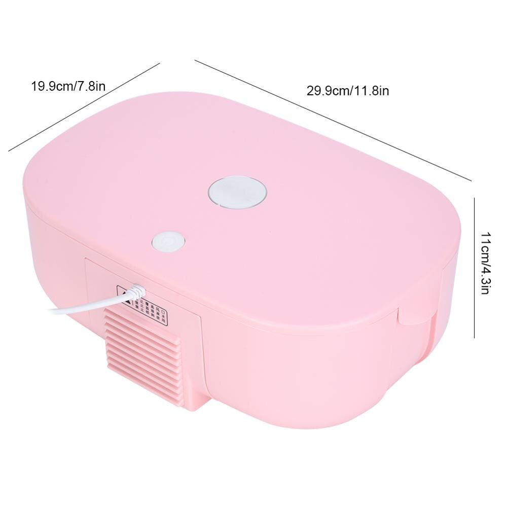 Portable Clothes Dryer Machine Mini Underwear Towel Clothes Dryer Box for Home Travel Waterproof Pink Chinese Plug 220V