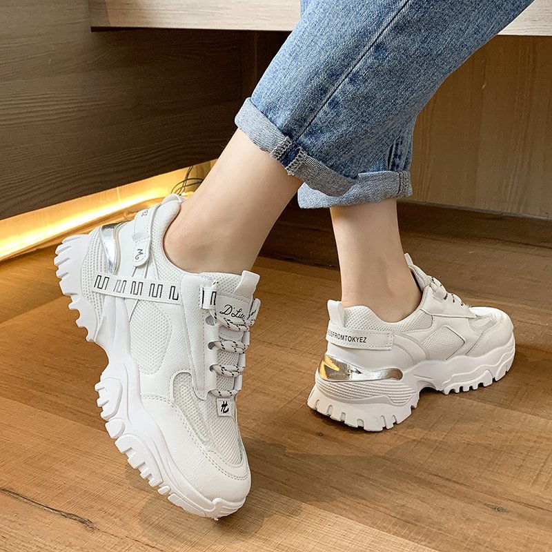 Frauen Turnschuhe Breathble Schuhe Für Frauen SummerNew Outdoor Dicken boden Trend Frauen Vulkanisierte Schuhe