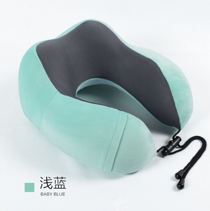 Luxe Premium Memory Foam U Vormige Hals Ondersteuning Head Rest Kussen Reizen Kussen Nek Bescherming Kussen