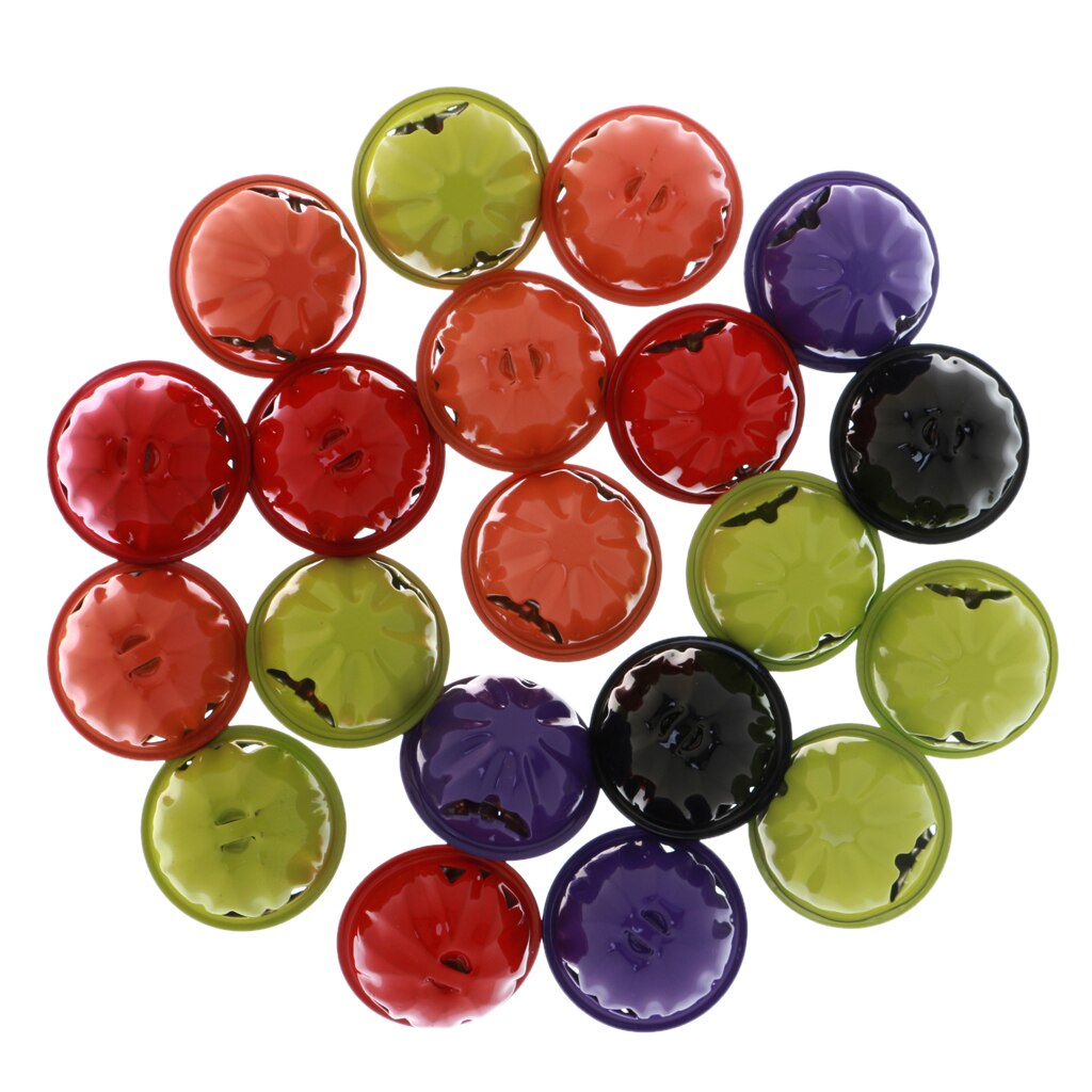 20 st blandade jingle jul halloween pumpa bell pärla charm gör smycken