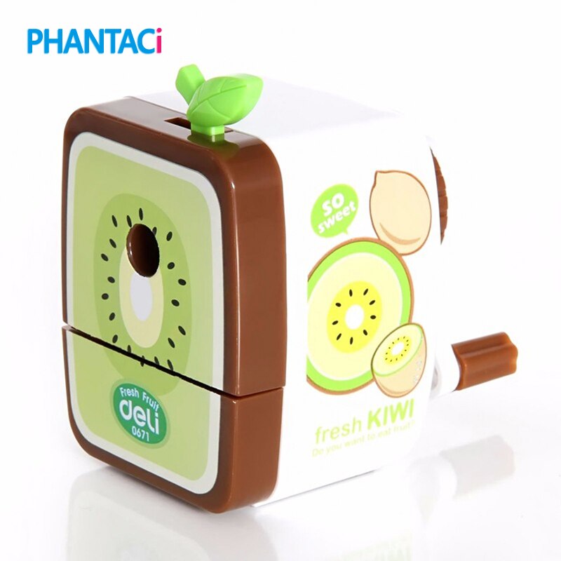 Cute Fruit Pensil Sharpener Kawaii IMC Rh Walnut Hand Crank Pencil Cutting Machine Cartoon Stationery