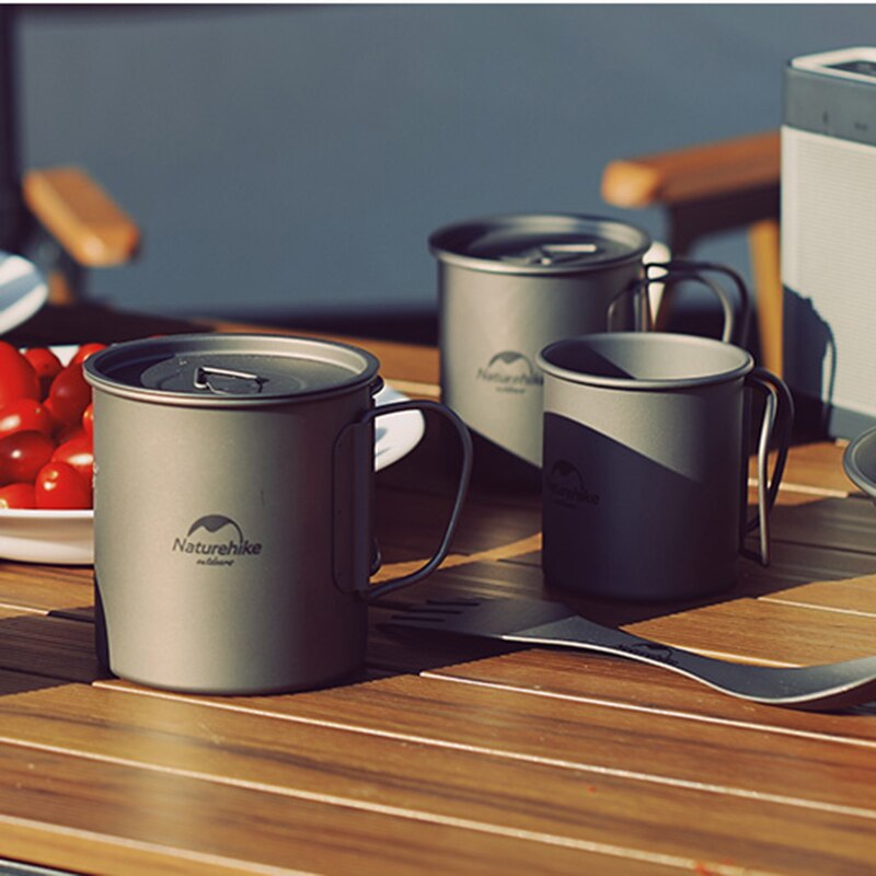 Ultralight Titanium Camping Cookware Outdoor Hiking Camping Kettle Cooking Portable Picnic Set Cocina Camping Cookware Kit