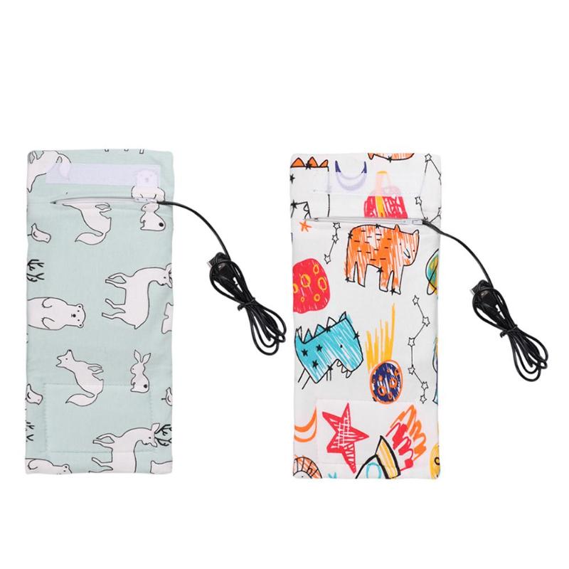 Kannettava usb tuttipullonlämmitin ulkokupinlämmitin lämmitin vauvan juomapullo tuttipussi säilytys lämmitetty kansi eristyspussi