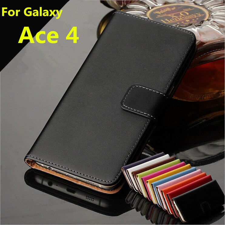 Portefeuille en cuir étui pour samsung Galaxy Ace 4 G313H Ace4 étui de luxe Flip Cover rétro sacs porte-carte étui de téléphone