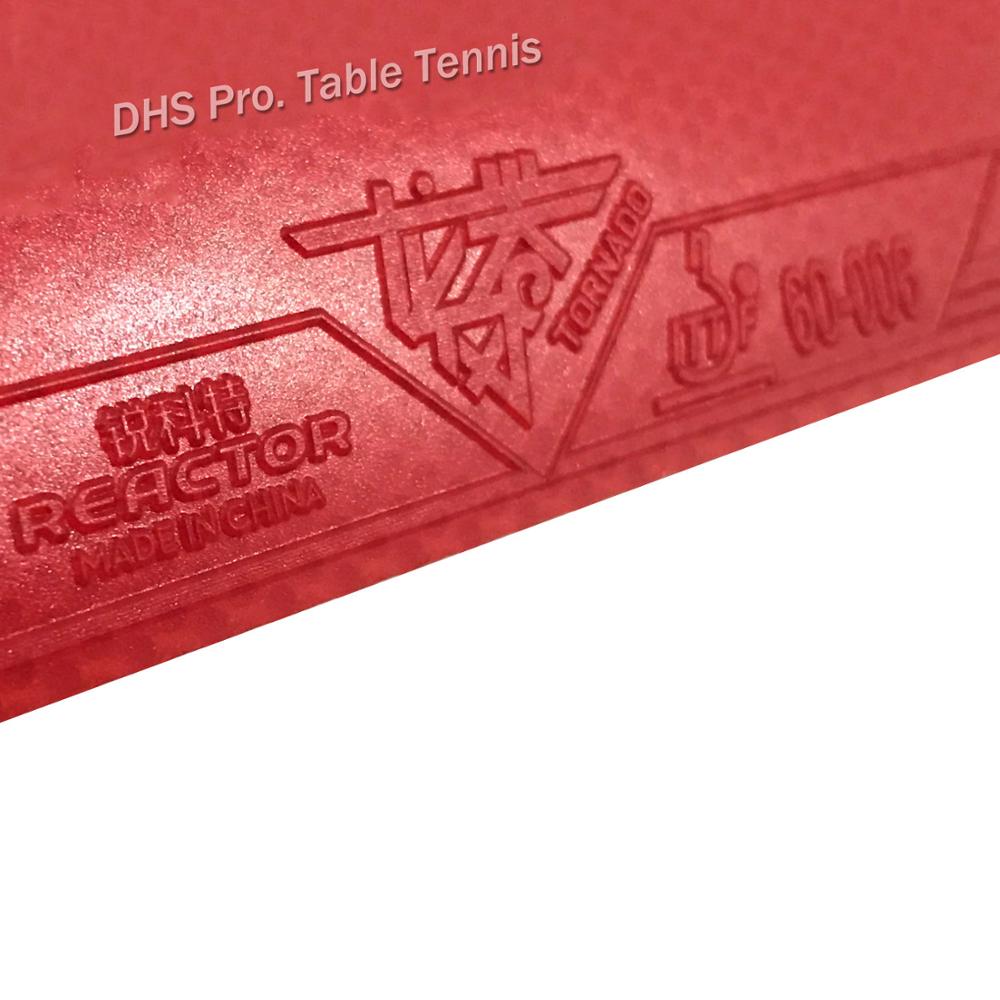 Reactor Table Tennis Rubber TORNADO V5 40+ sticky forehand loop pimples in with sponge ping pong tenis de mesa