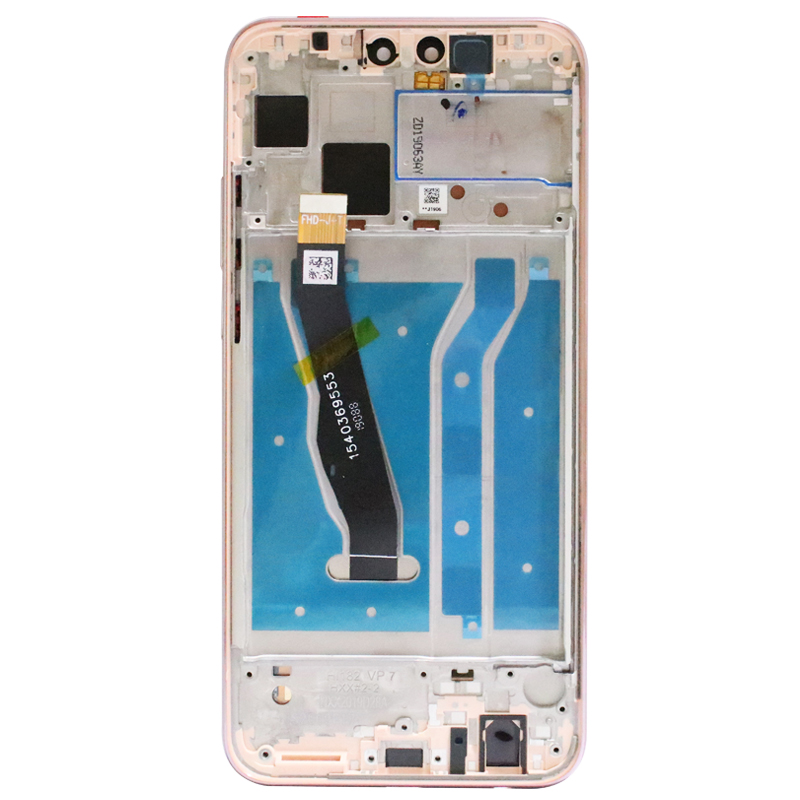 100% Original 6.5 ''IPS Anzeige mit Rahmen für Huawei Y9 JKM-LX1 JKM-LX2 JKM-LX3 LCD berühren Bildschirm Digitizer Reparatur teile