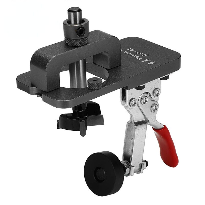 35mm Concealed Hinge Jig Accurate Locking Hinge Drilling Jig Hole Guide Hole Puncher Locator Tools for Door Cabinets Hinges