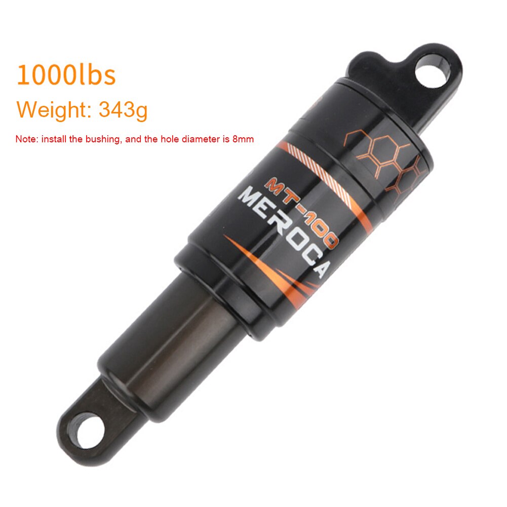 Amortiguador trasero de aire para bicicleta de montaña, muelle de aire de 125mm, 150mm, 165mm, 190mm: Morado