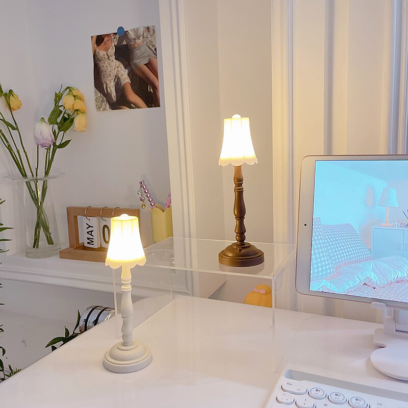 Retro table lamp LED Desk Lamp Dimmable Touch Table Lamp USB Powered table Light touch dimming portable lamp