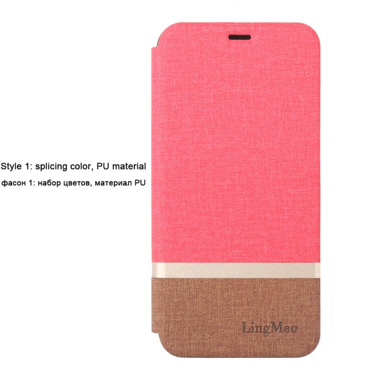 Flip Leather Case For Xiaomi Redmi Note 3 Pro Special Edition 152mm Global International Version Redmi Note 3 Pro SE Cover Case: LR Rose wiht  Brown
