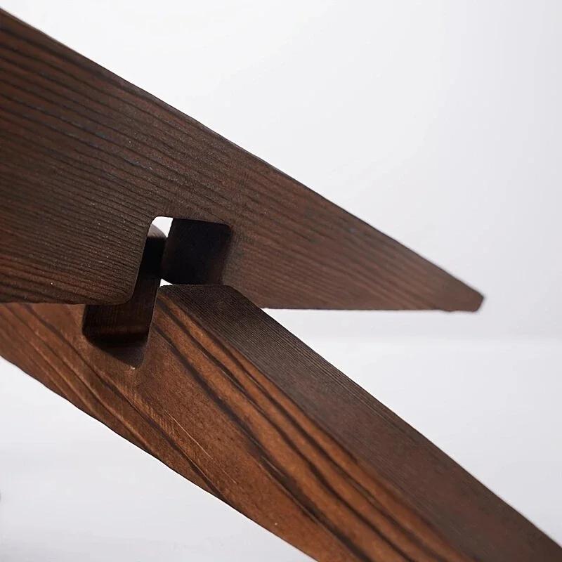 1pcs Wooden Cookbook Stand Flat Stand Base Kitchen Cookbook Stand Reading Stand Wooden Record Stand