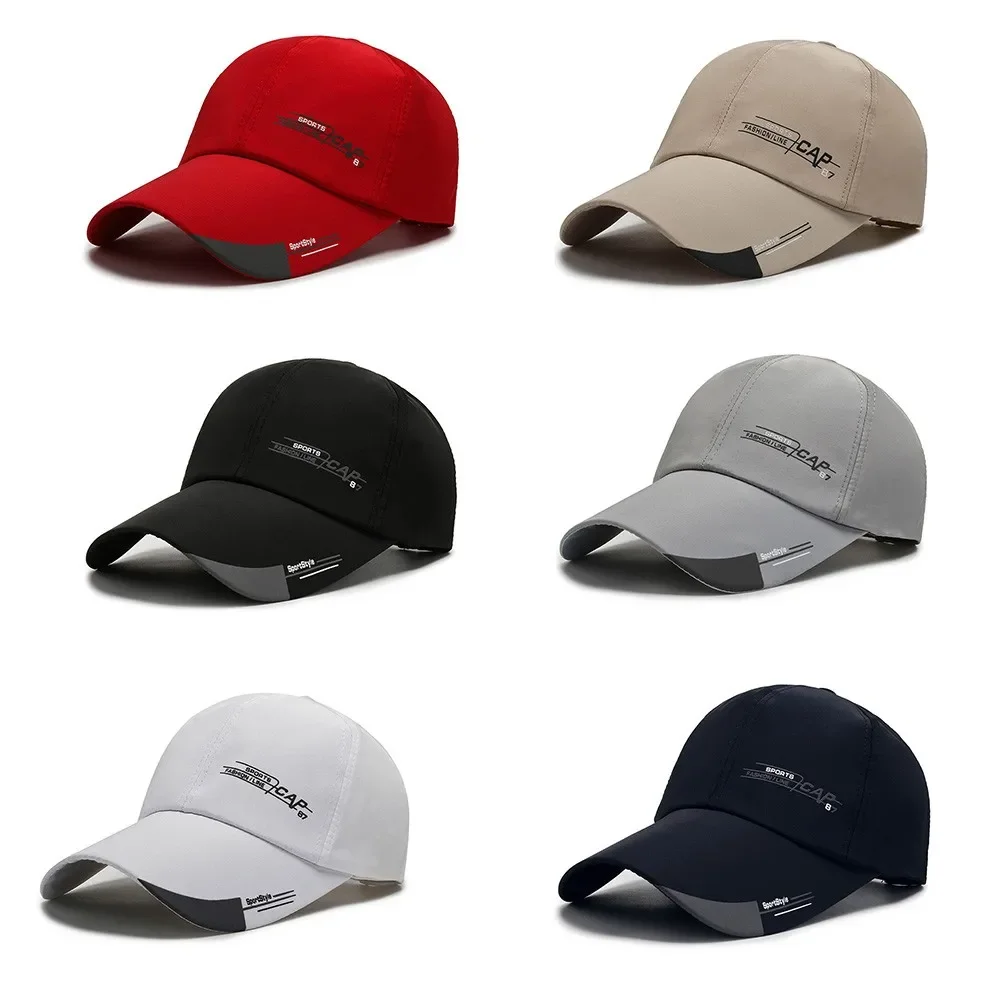 Novedad de verano, gorra deportiva para hombre, sombrero para pescado, línea de al aire libre, gorra de béisbol, visera larga, sombra, Snapback, sombrero para el sol, Gorras de hueso,