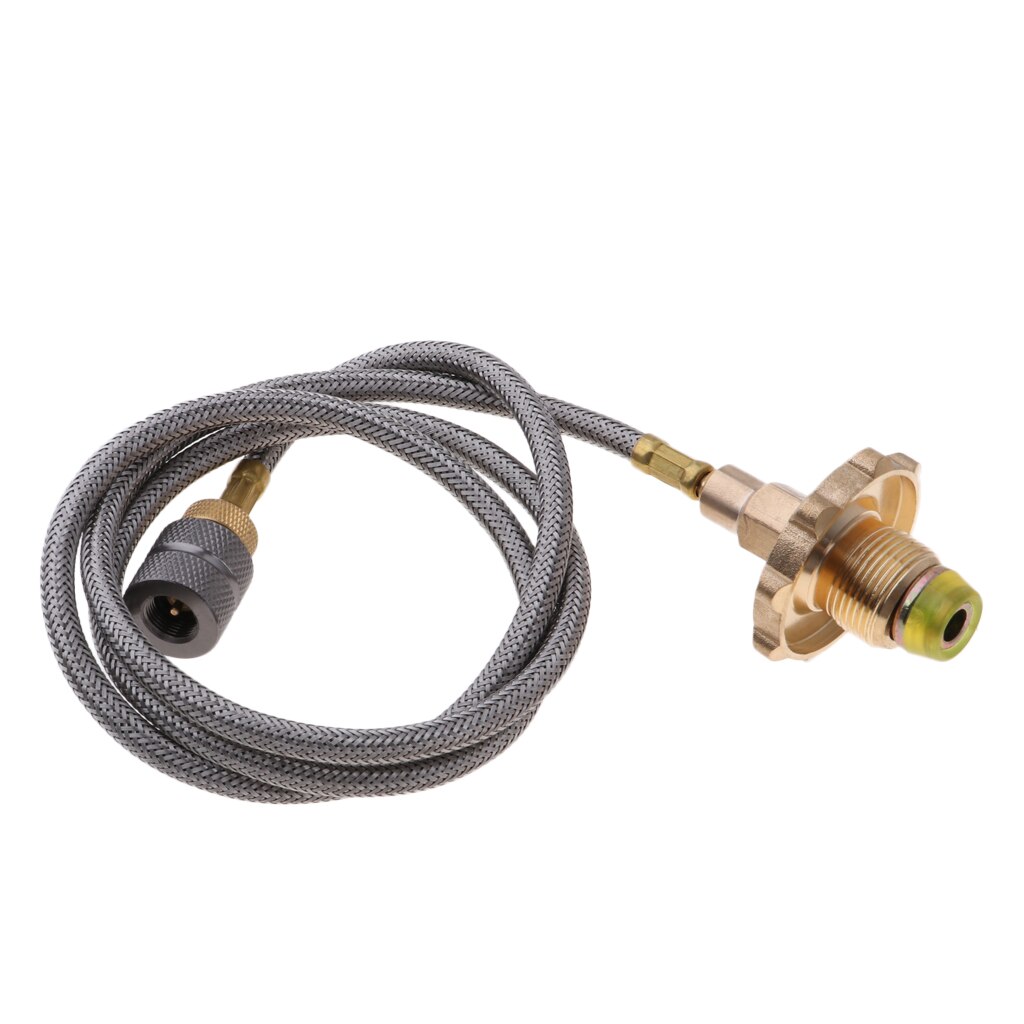 Adaptador para quemador de propano, Conector de manguera de cilindro LPG, para estufa de Gas al aire libre