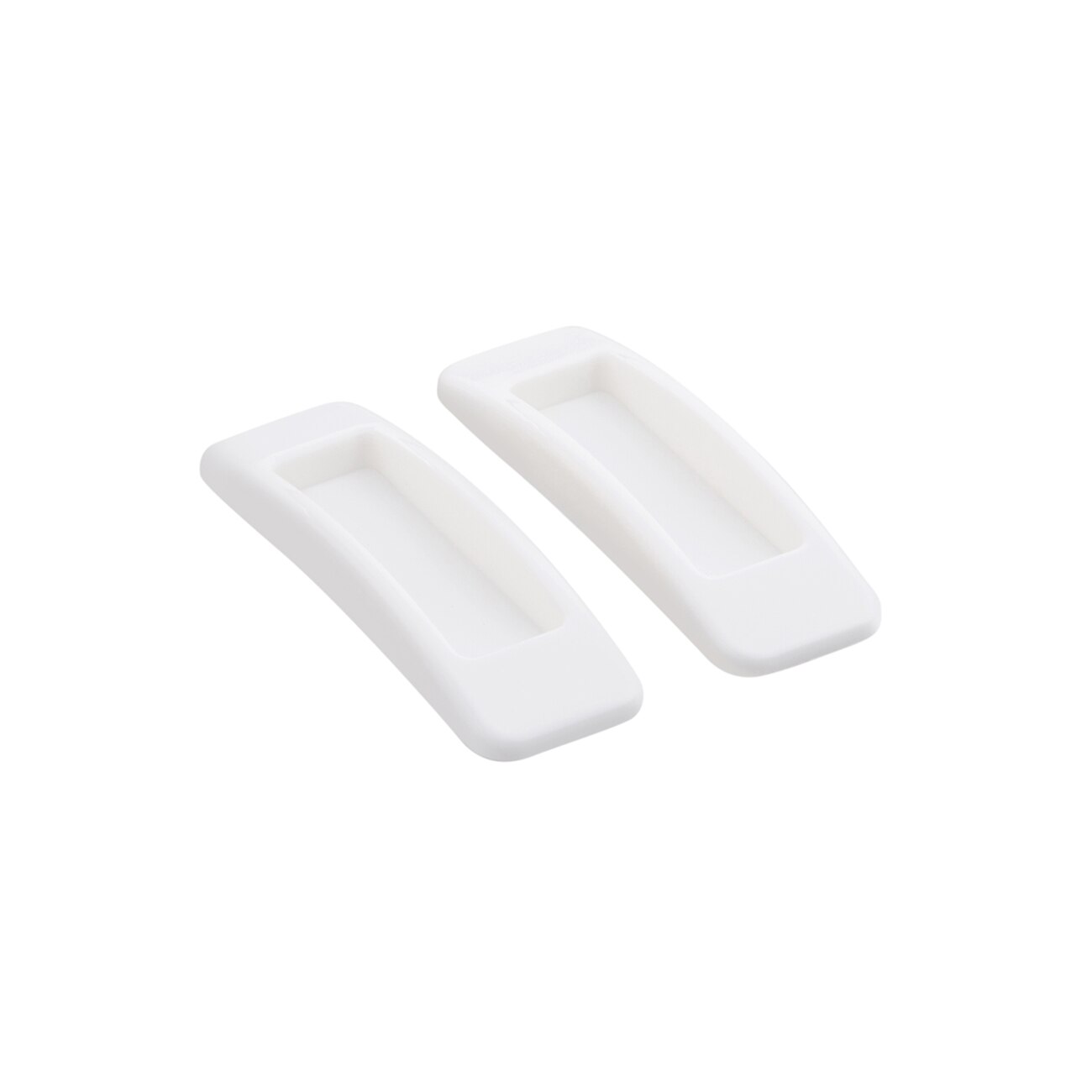 2pcs/lot Sticky Door Handles For Interior Doors Window Cabinet Drawer Wardrobe Self-adhesive Household Door Safety Handle: white