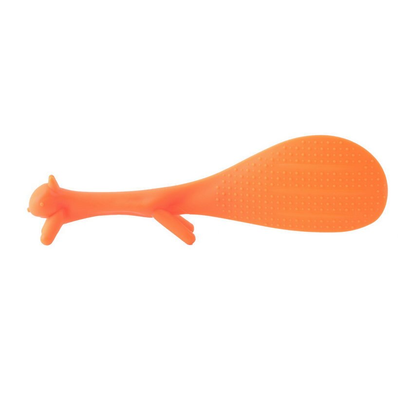 Leuke Keuken Eekhoorn Vorm Rijst Paddle Lepel Pollepel Pollepel No-stick Rijst Paddle Maaltijd Lepel cuchara Kleur al azar