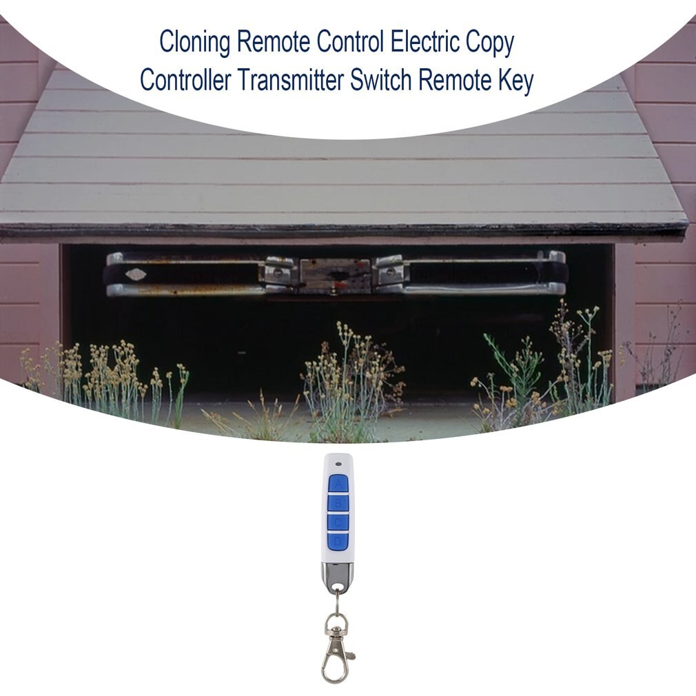 Clonage télécommande électrique copie contrôleur émetteur commutateur 4 boutons porte de Garage porte clé à distance 433MHZ Auto paire