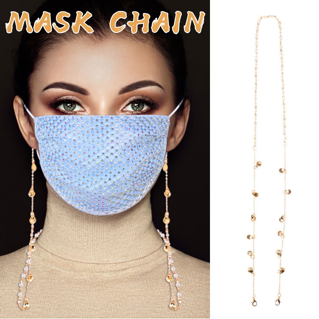 Mask Lanyard Strap Face Mask Holder Chain Lanyards Sunglasses Retainer Neck Hanging Mask Holder sujeta mascarillas salvaorejas: A