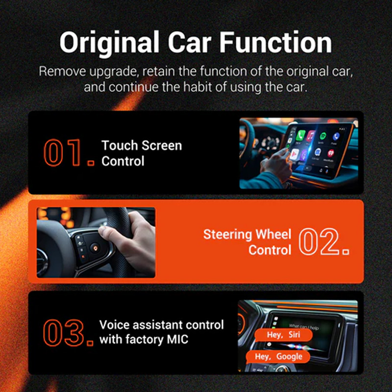 Getpairr A1 Bedraad naar Draadloos CarPlay en Android Auto Mini Adapter 2in1 Dongle voor 99% van Originele Bedrade Carplay/Auto Cars