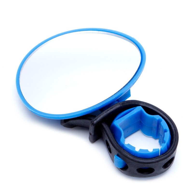 Universele 360 Graden Draaien Achteruitkijkspiegel Stuur Glas Spiegel Fiets Fietsen F20: Blue