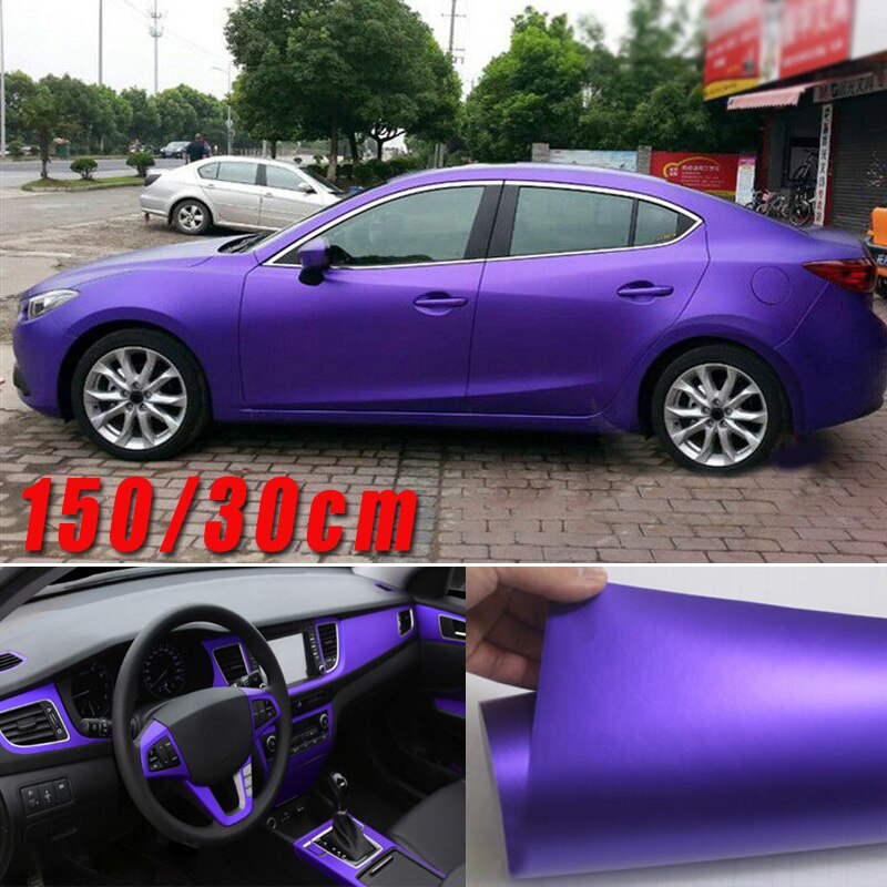 Decal Car Sticker Waterproof Auto Exterior Wrap Matte Vinyl 30x150CM Parts
