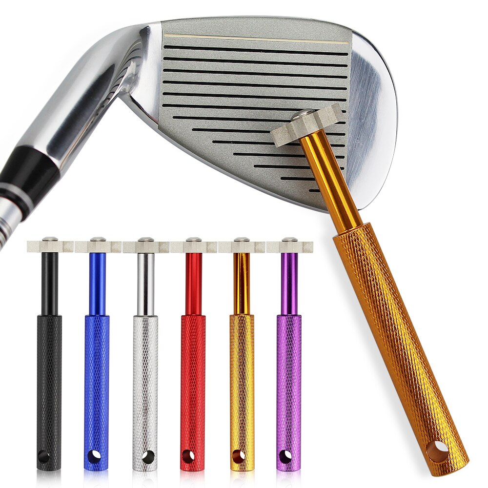 1 stk golf swing træner  + 1 stk golfkølle rille slibning værktøj golf træningshjælpemidler begynder gestus justering træning