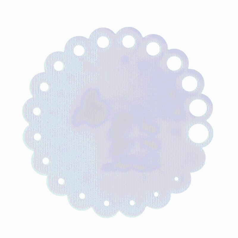 Round Knitting Knit Needle Sizer Gauge Ruler Measure Tool Size 2mm -10mm L4MD