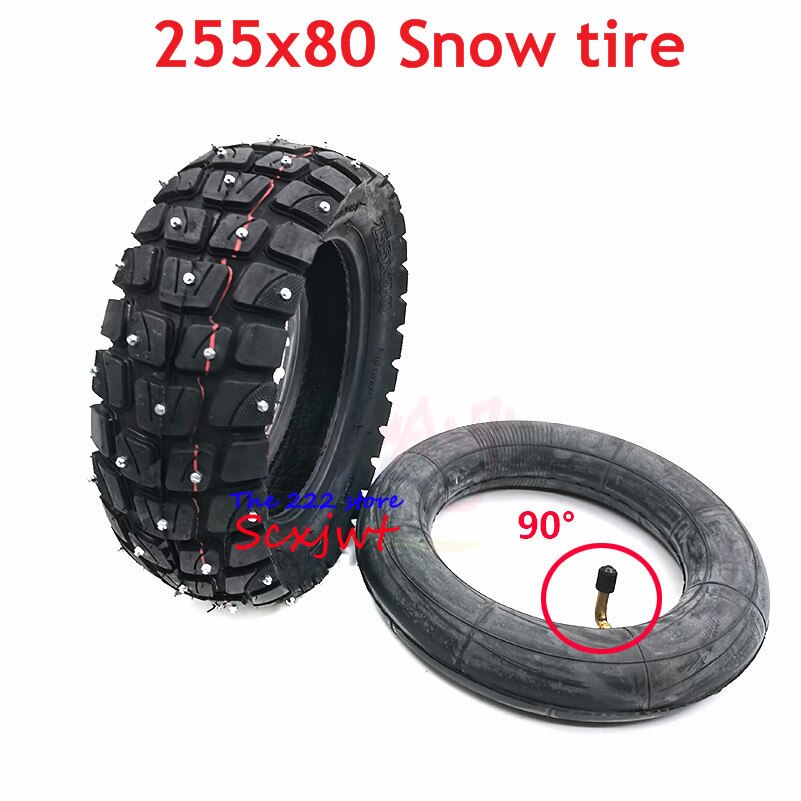 Neumático de nieve para patinete eléctrico, tubo interno de 10x3 pulgadas, para nieve todoterreno, Speedual Grace 10 Zero 10X 10x3,0 255x80