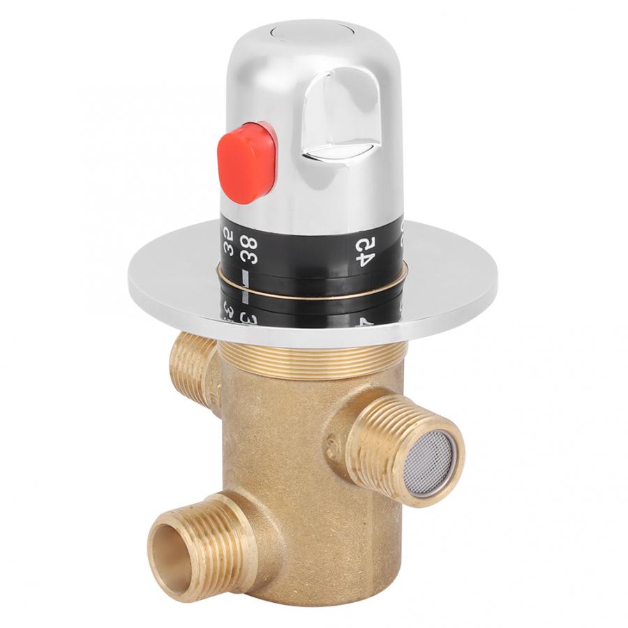 Douche Thermostaatkraan 3 Way Messing Thermostatische Mengkraan Kraan Temperatuur Mixer Regelklep Boiler Onderdelen