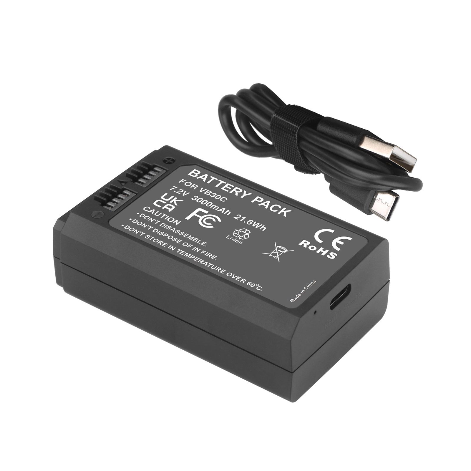 Akumulator litowy robić lampy błyskowej GODOX VB30 3000mAh robić lampa błyskowych Godox V1zawodowiec V1 zawodowiec: BIAŁY