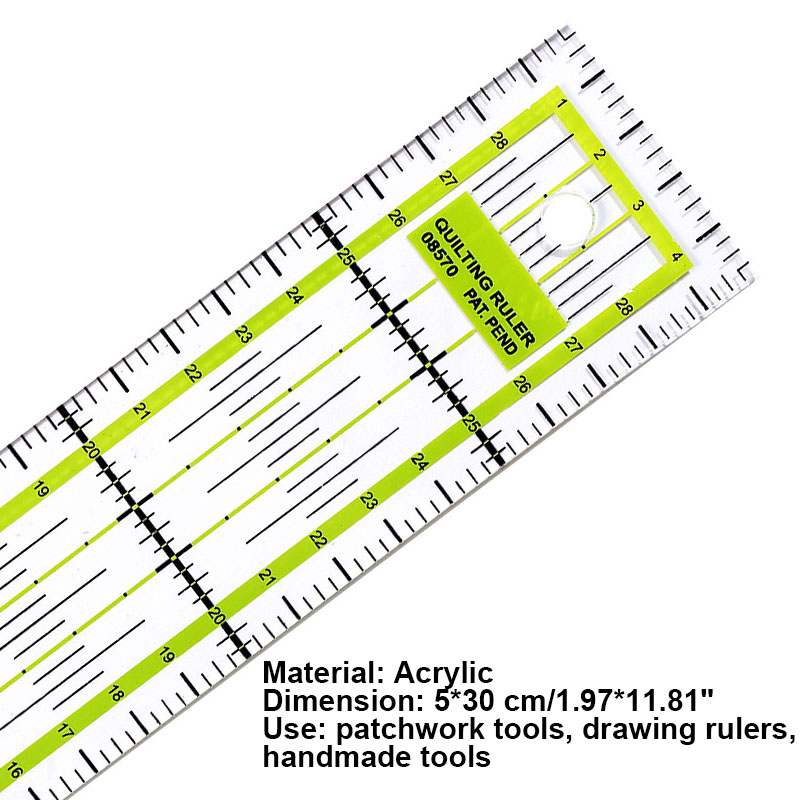 1Pcs 5*30cm Sewing Tailor Ruler Patchwork Feet Tai... – Vicedeal