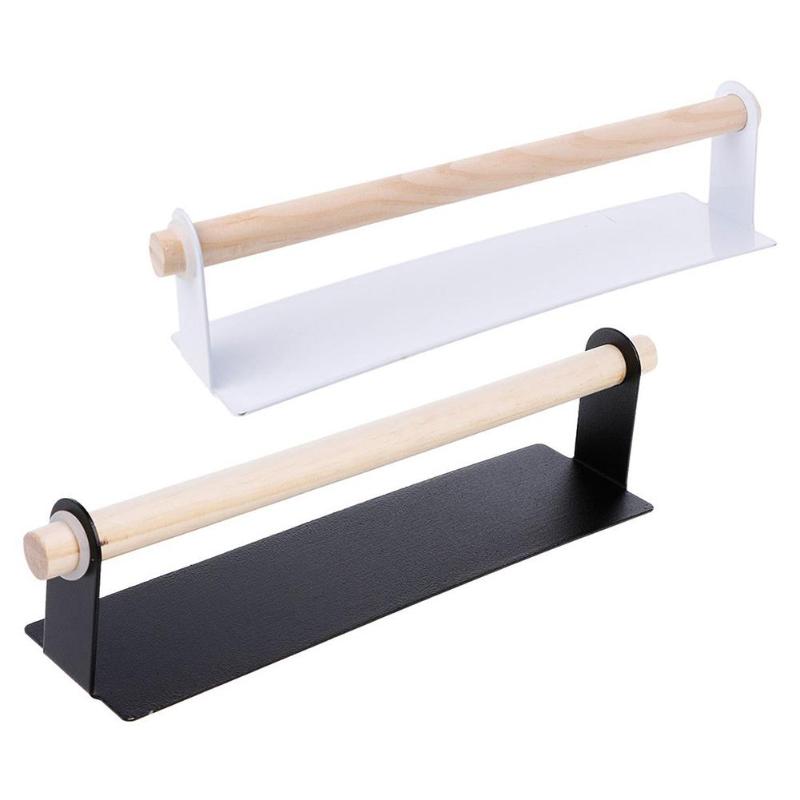 Adhesive Kitchen Towel Holder Bathroom Roll Paper Holder Storage Rack Tissue Shelf Kitchen Bathroom Organizer Towel Rack