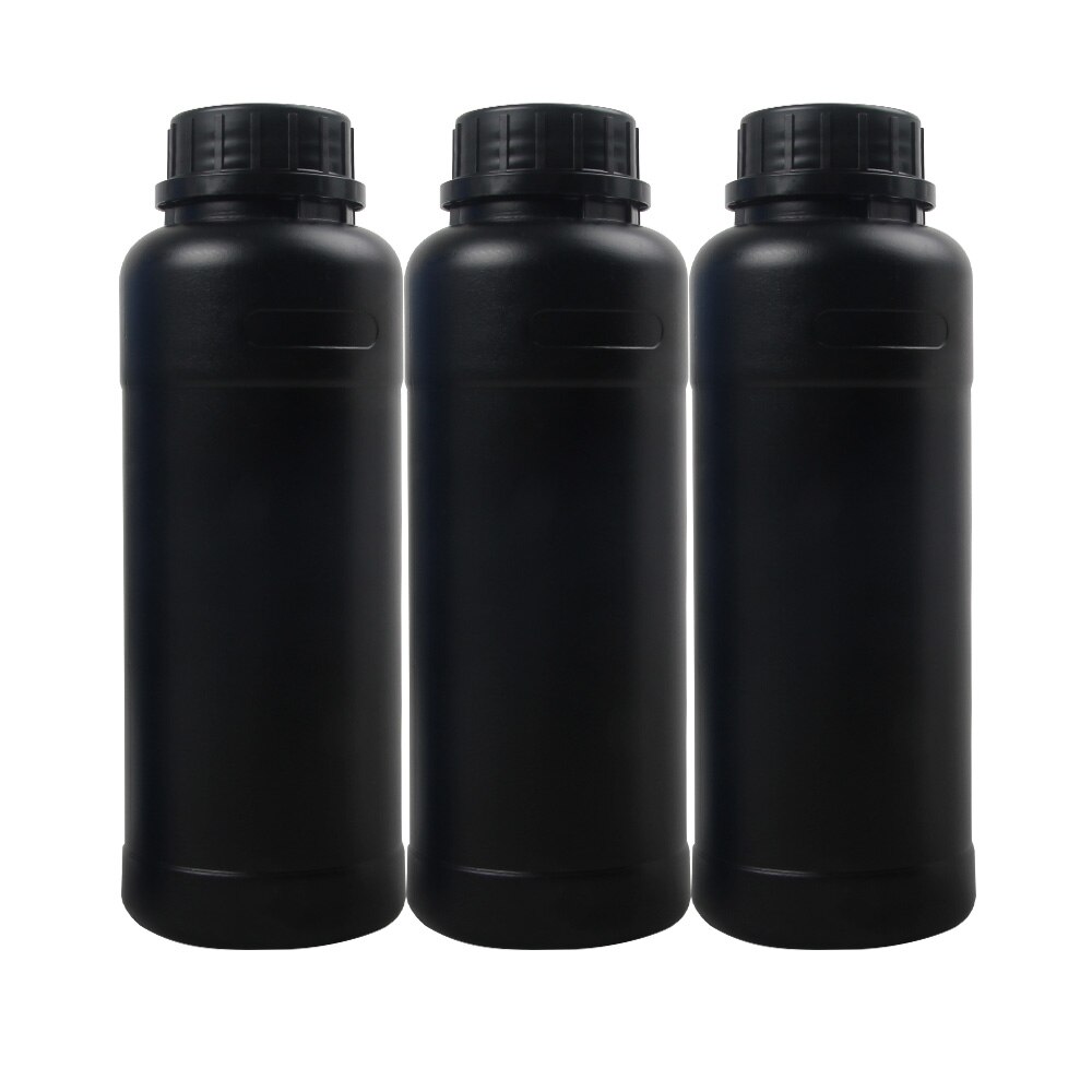 3x 500ml Darkroom Chemical Potion Storage Plastic Bottles Film Negative Develop