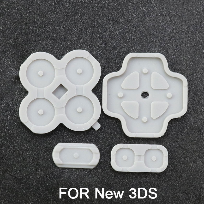 Cltgxdd 1 Set Game Console Reparatie Onderdelen Geleidende Siliconen Pads Voor Gb Gba Sp Gbc Ndsl Ps4 3ds Ps3 Xbox 360 Ndsi Soft Pads: WHITE