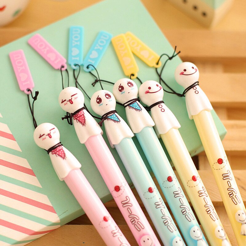 Sunny Doll Gel Pen 0.38 Mm Balpen Balck Inkt Teru Teru Bozu Pennen Japanse Briefpapier Kantoor Schoolbenodigdheden