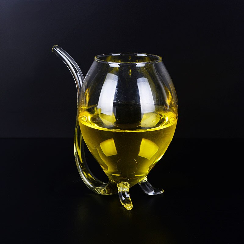 Djävulen cocktailglas kopp med halm 300ml vinglas öl glas whisky glas juice mugg crystal shot