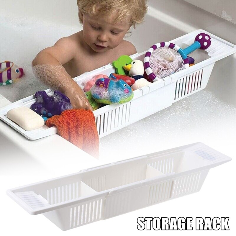 Badekar Caddy Bakke Plast Badekar Kurv Hylde Rack Grandado