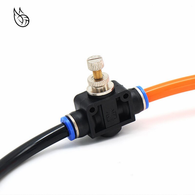 throttle valve SA 4-12mm Air Flow Speed Control Valve Tube Water Hose Pneumatic Push In Fittings