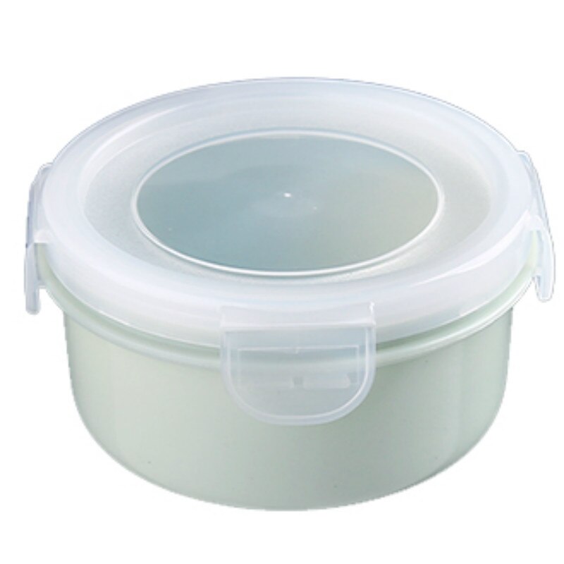 Keuken transparant voedsel verzegeld koelkast voedsel voorbereiding doos verse houden spice opslag lunch container lunchbox WF829415: A green