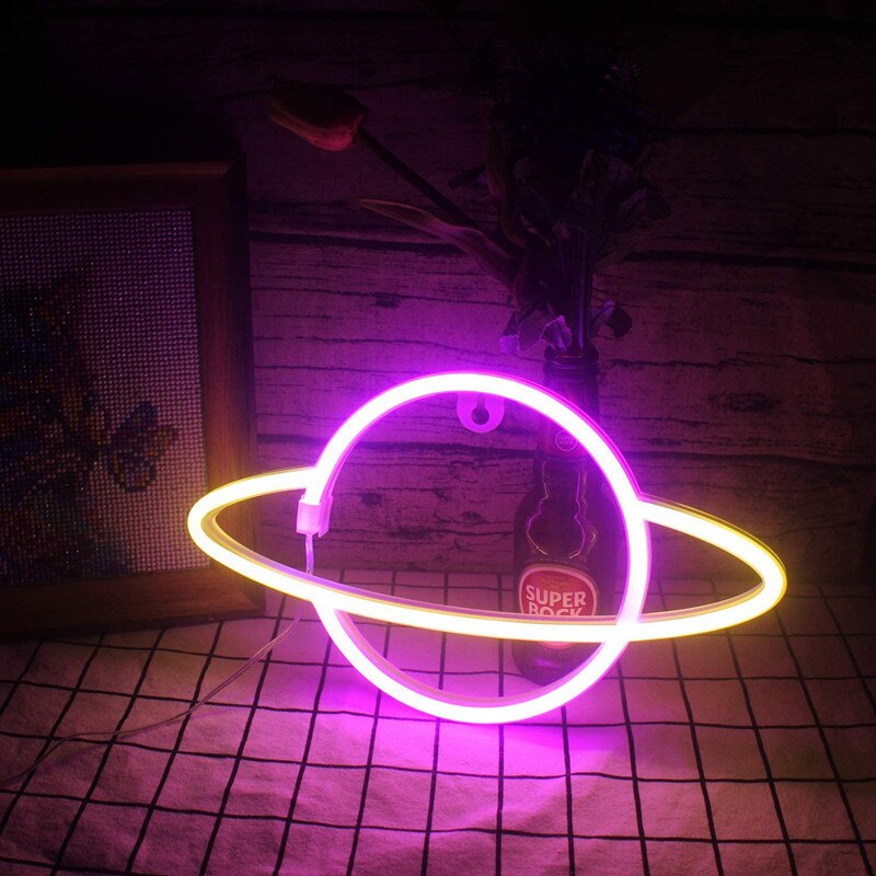 LED Neon- Zeichen Universum Tafel Zauberstab Licht Geschäft Einkaufen Zeichen für Kunst Bar Atmosphäbetreffend Hängen Lampe Party Hochzeit Hause Dekor