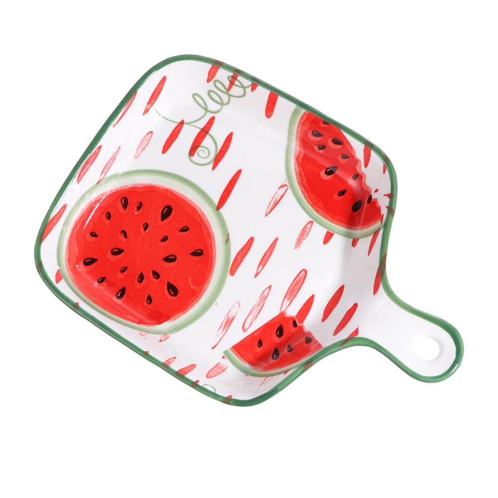 Ceramic Grill Pan Nonstick Plate Grill Cookware Delicate Porcelain Ovenware with Handle for Home (Omelette): Picture 2