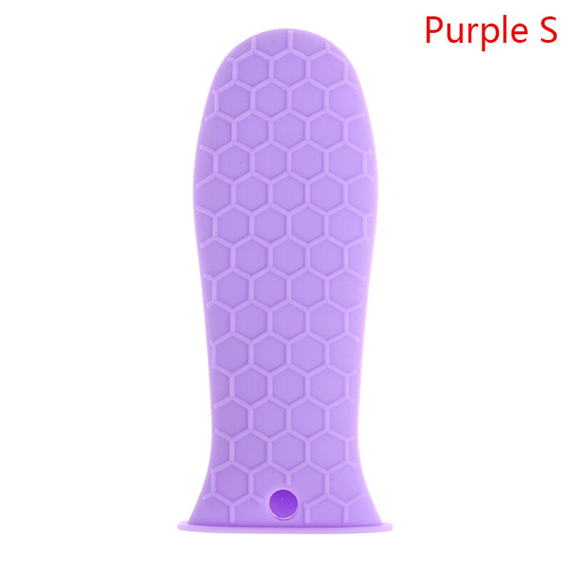 1Pcs Siliconen Handvat Pannenlap Voor Gietijzeren Koekenpannen Pannen Grip Mouw Cover Potten Pannen Handvat Onderdelen: Donker Kaki