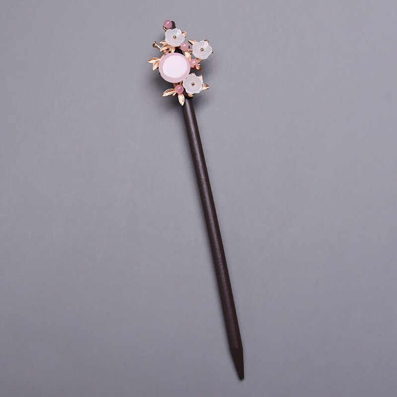 Classic Flower Tassel Handmade Hair Sticks Hair Chopsticks Chinese Bridal Wood Hairpins Hair Clip Wedding Hair Jewelry for Women: H